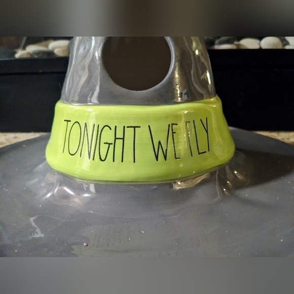 Rae Dunn 8x10 Tonight We Fly Witch Hat Birdhouse - Picture 2 of 3